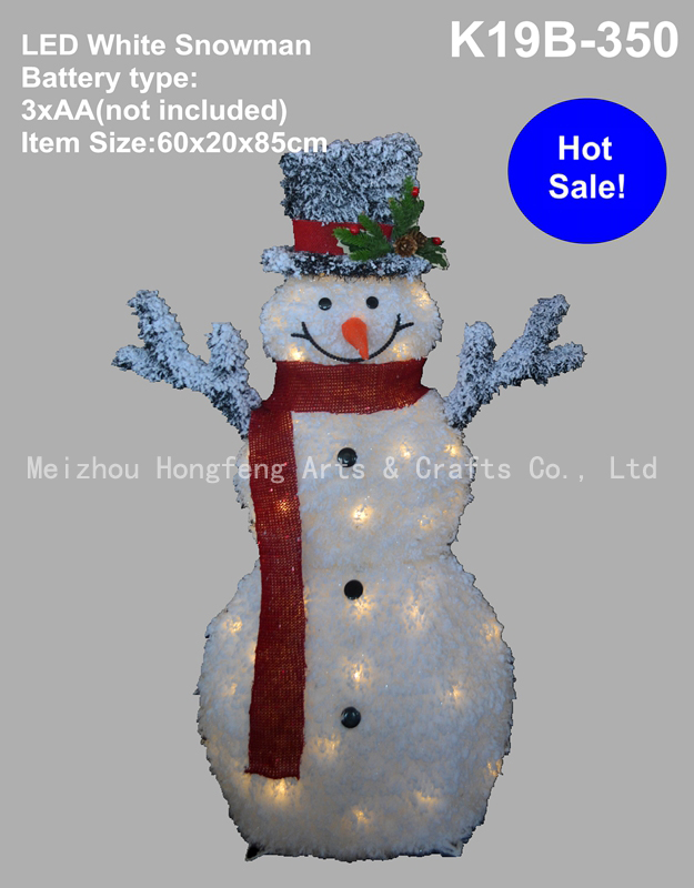 LED white Pre lit Snowman Christmas decor.xmas
