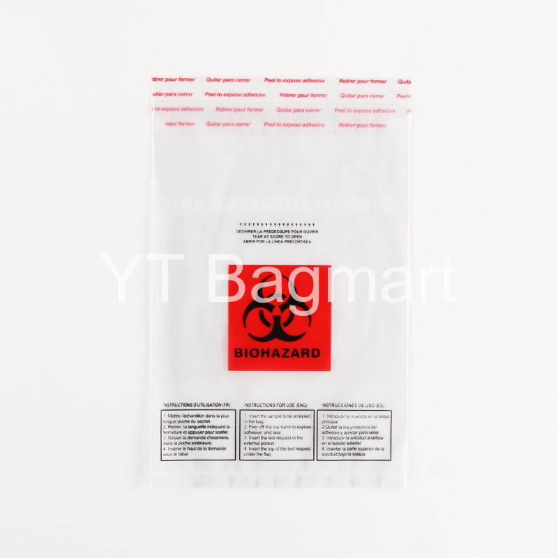 ‘’Tamper evident specimen bag