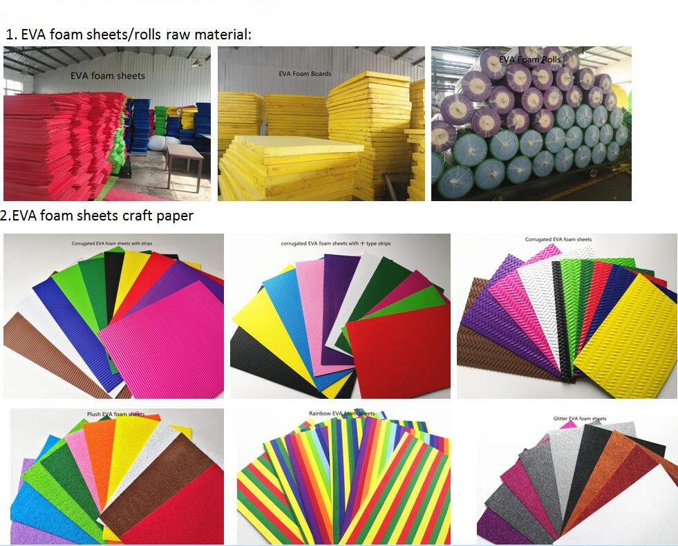 Eco-Friendly Factory Glitter EVA Foam Sheet