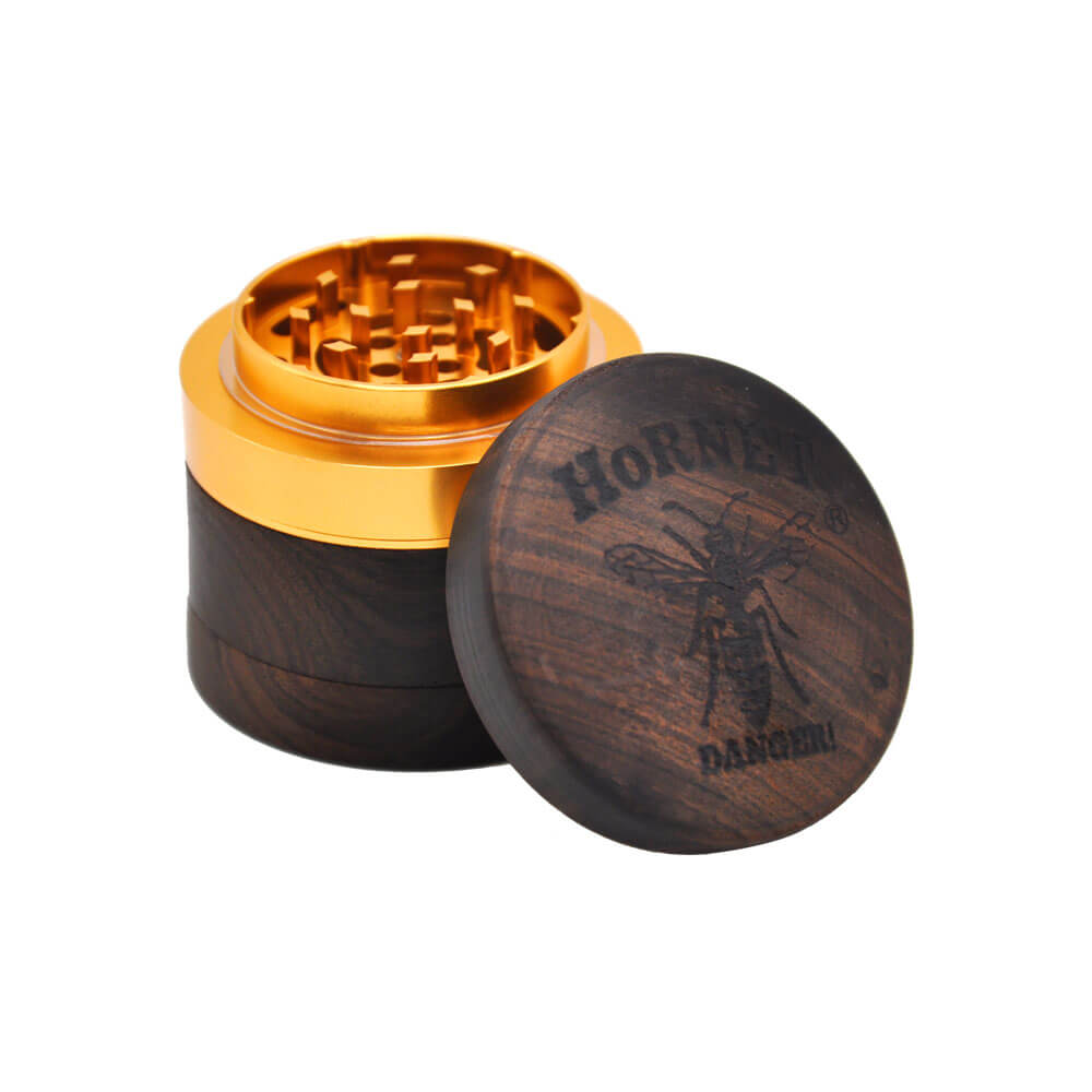 starbuss ebony wood herb grinder