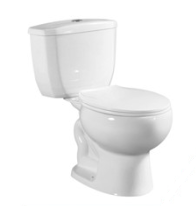 two-piece toilet roud bowl