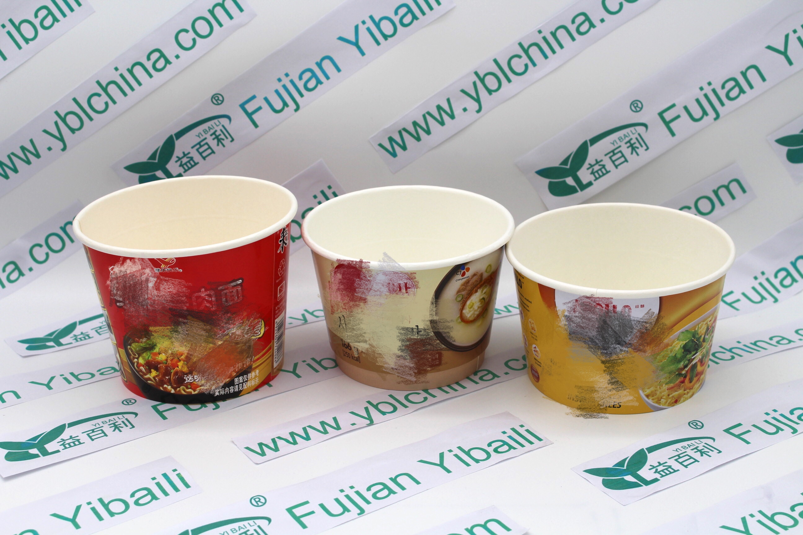 Disposable Double Wall Direct Attached Paper Bowl