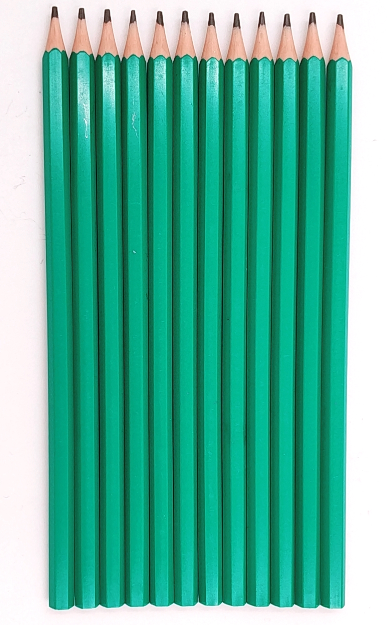 7 inch Green Plastic Pencil