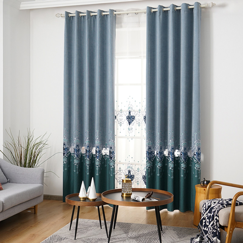 New Embroidered Curtain