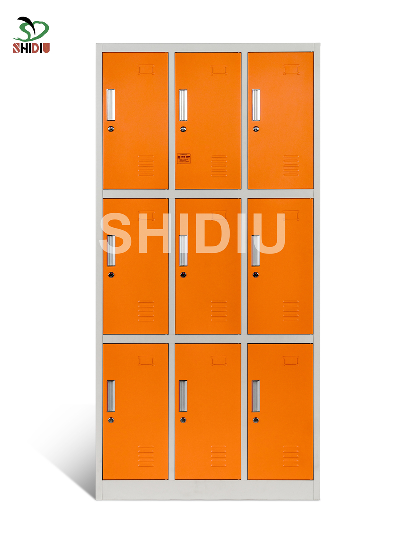 “A” Hot Sale Steel Office Funiture 9 Door Metal Locker
