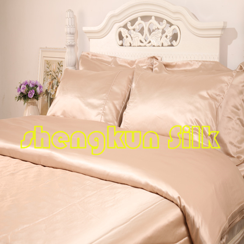 2020 OEKO-TE High Quality Luxury Silk Cotton Blend Bedding Set Colletion in Double / Queen / King Size