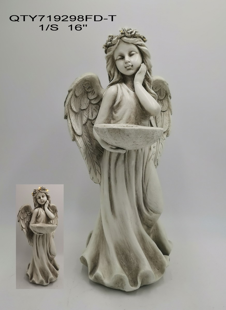 Garden angel with LED