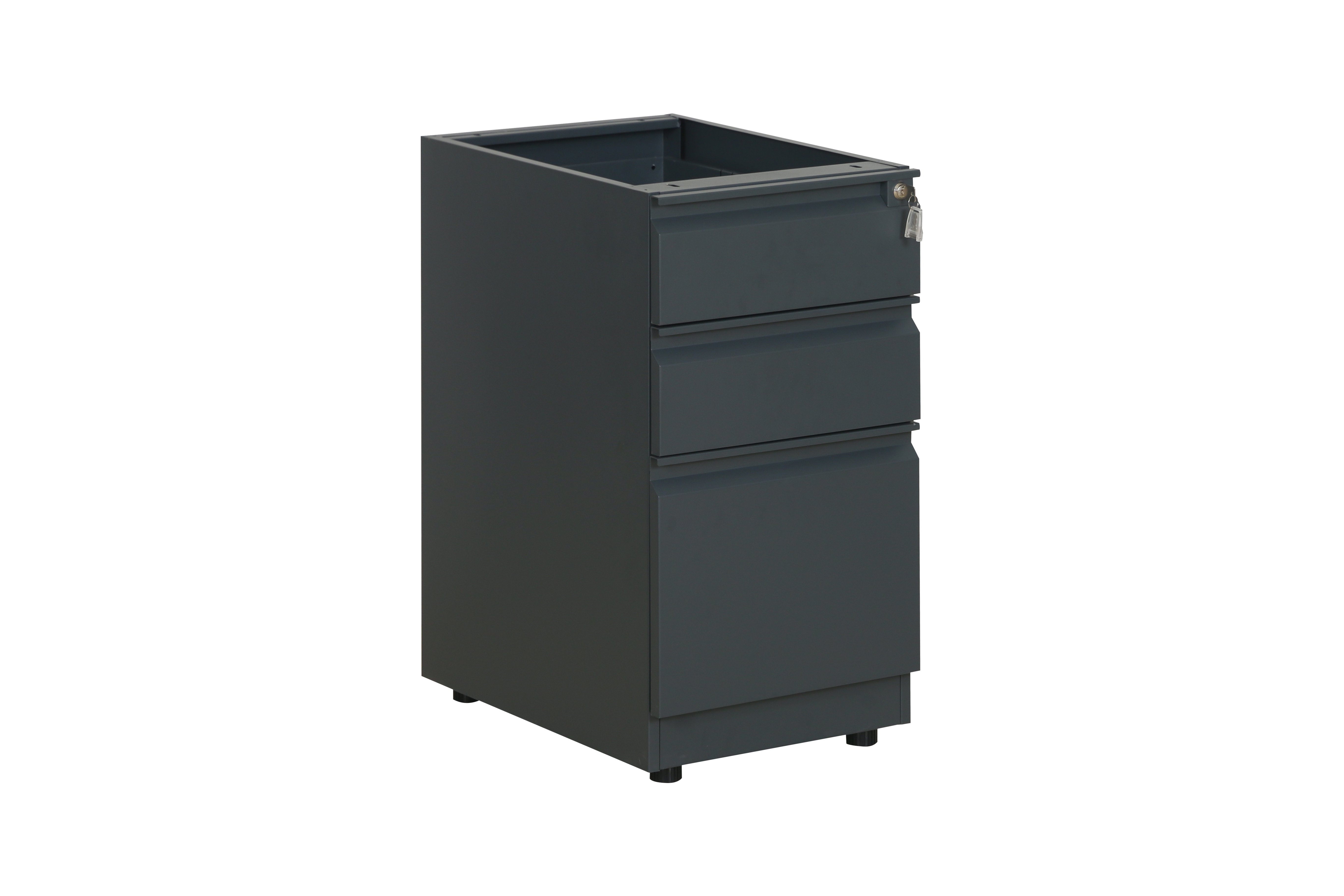 3 Drawer Desk Support Pedestal with Goose Neck
