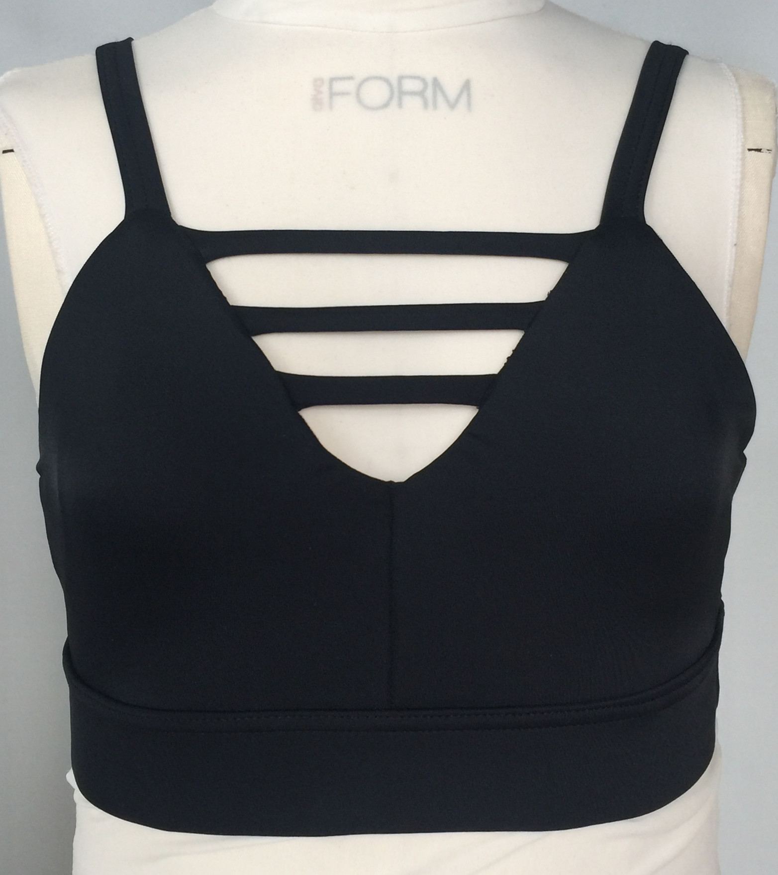 Ladies bra top with mesh back inset-dancewear/show/costume
