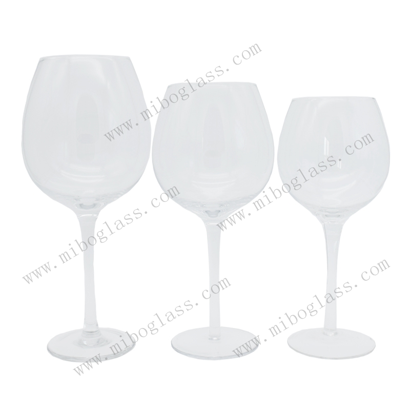 Red Wine glass,wine glass set,long stem wine glass,handmade wine glass