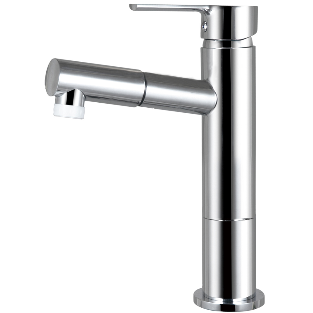 Pull down middle deck mounted butt flush faucet water faucet washroom taps