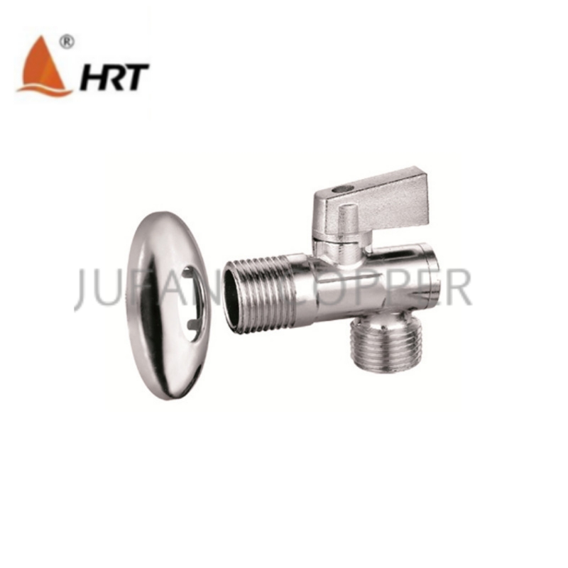 Brass Angle Valve, Chrome Plated