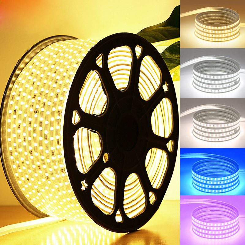 LED strip Light LED flexible light SMD2835/5050 120led/m neon light100m/roll 110v-220v ETL certificaitonfor residential decoration