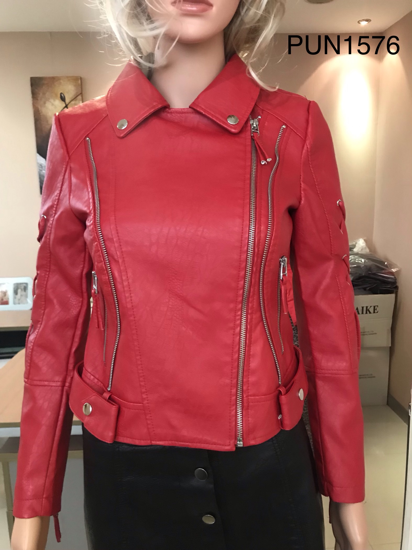 Ladies Pu Jacket Pun1576