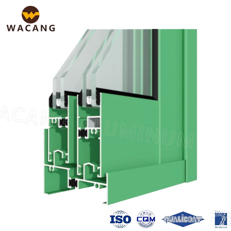 Aluminium profile for casement windows and doors