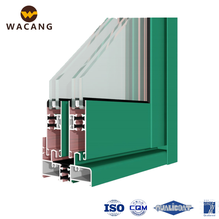 Aluminium profile for casement windows and doors