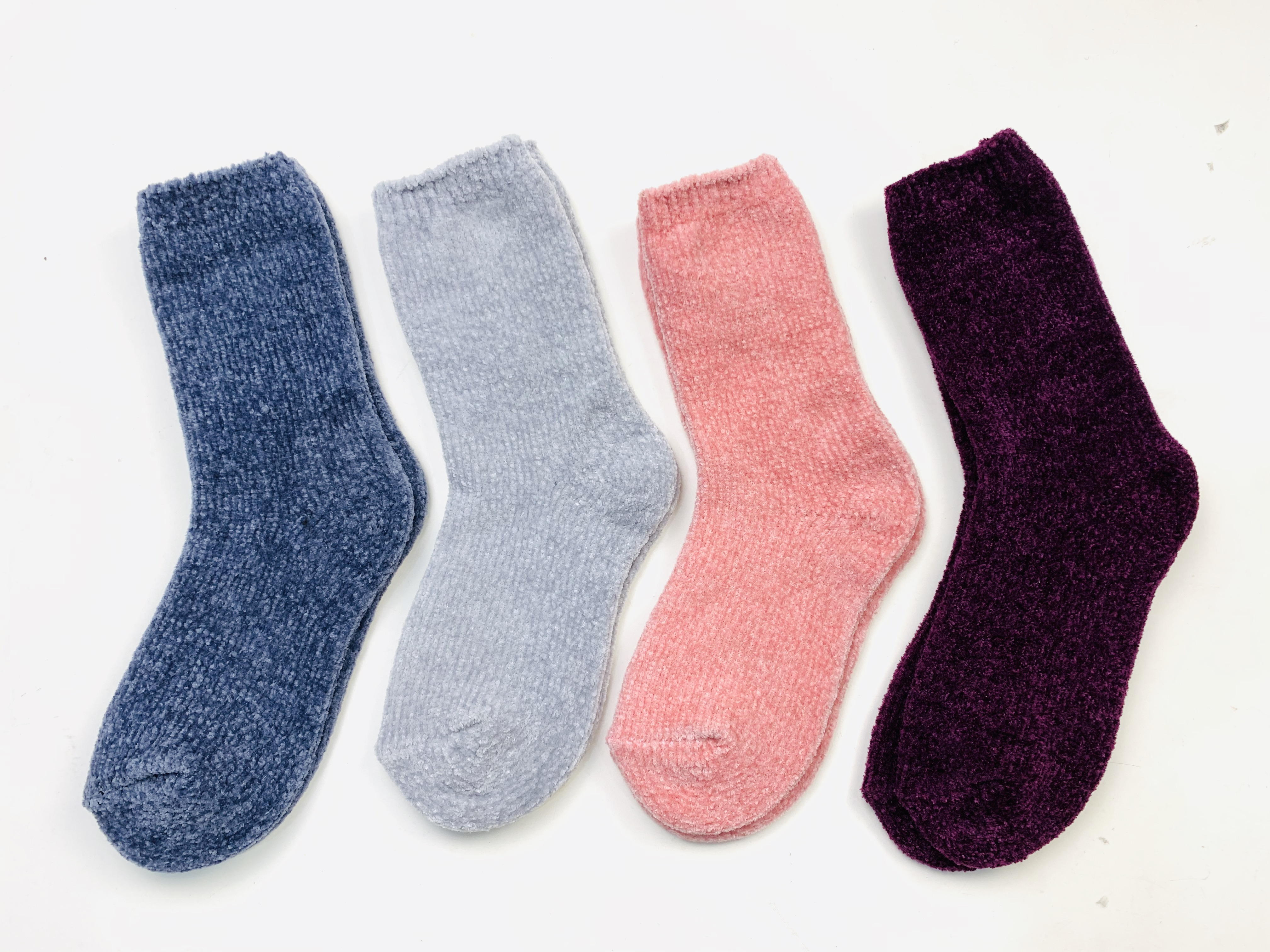 Chenille socks