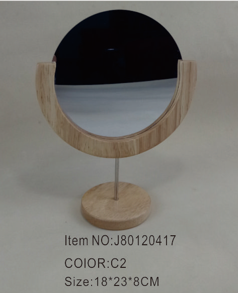 Rubber Wood Mirror