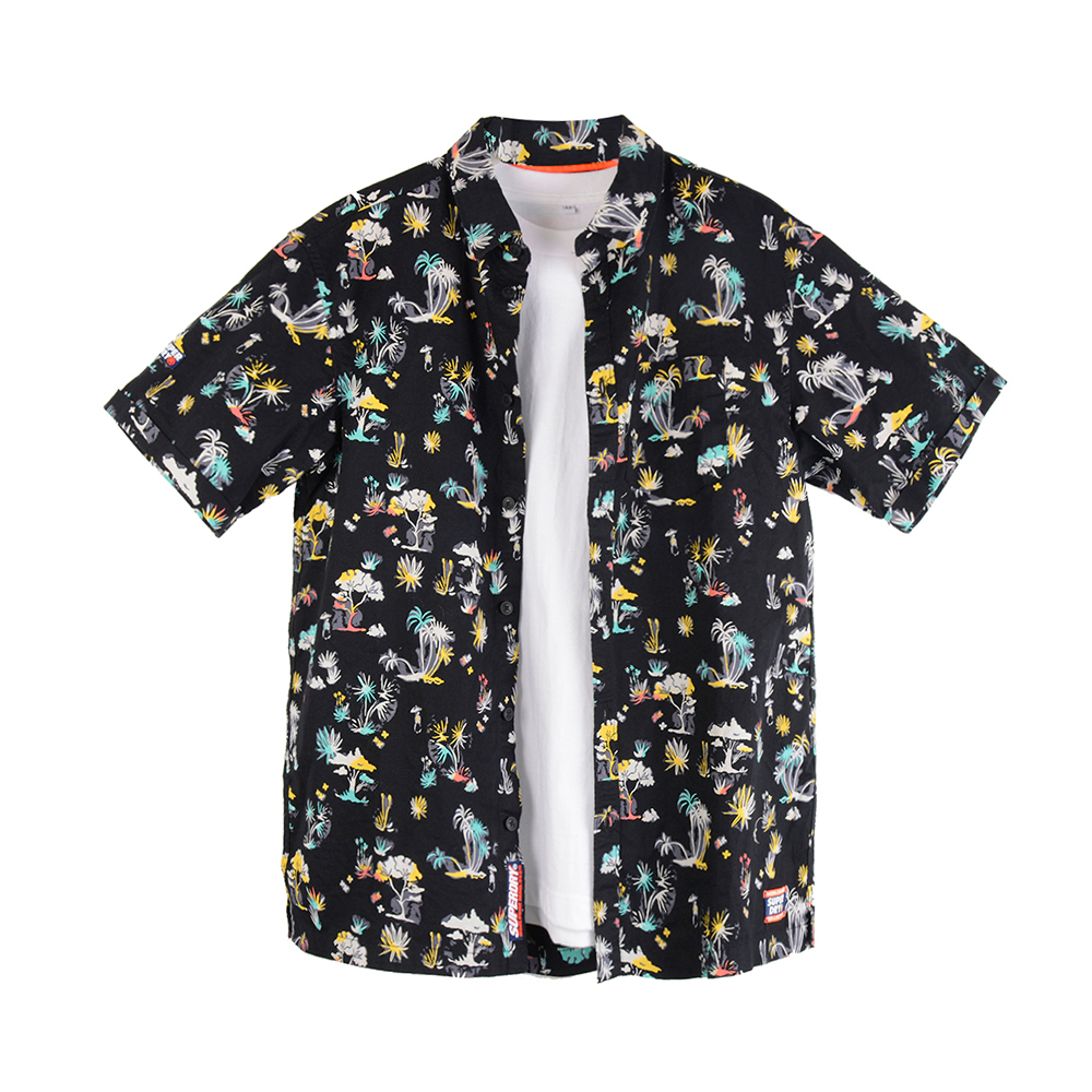 Short sleeve hawaiian shirt
