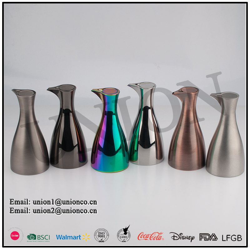 18/8 stainless steel olive oil dispenser oil can 15oz oil pot kichen accessories oil storage can