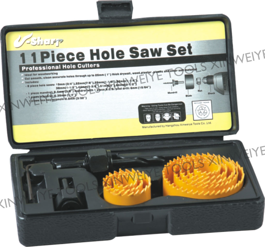 11pc Hole Saw Set