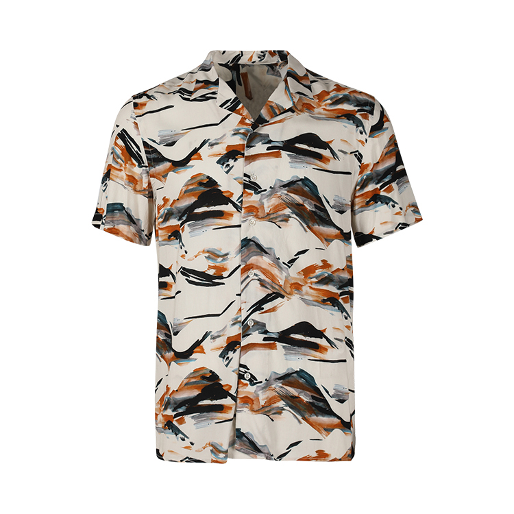 abstract style hawaiian shirt