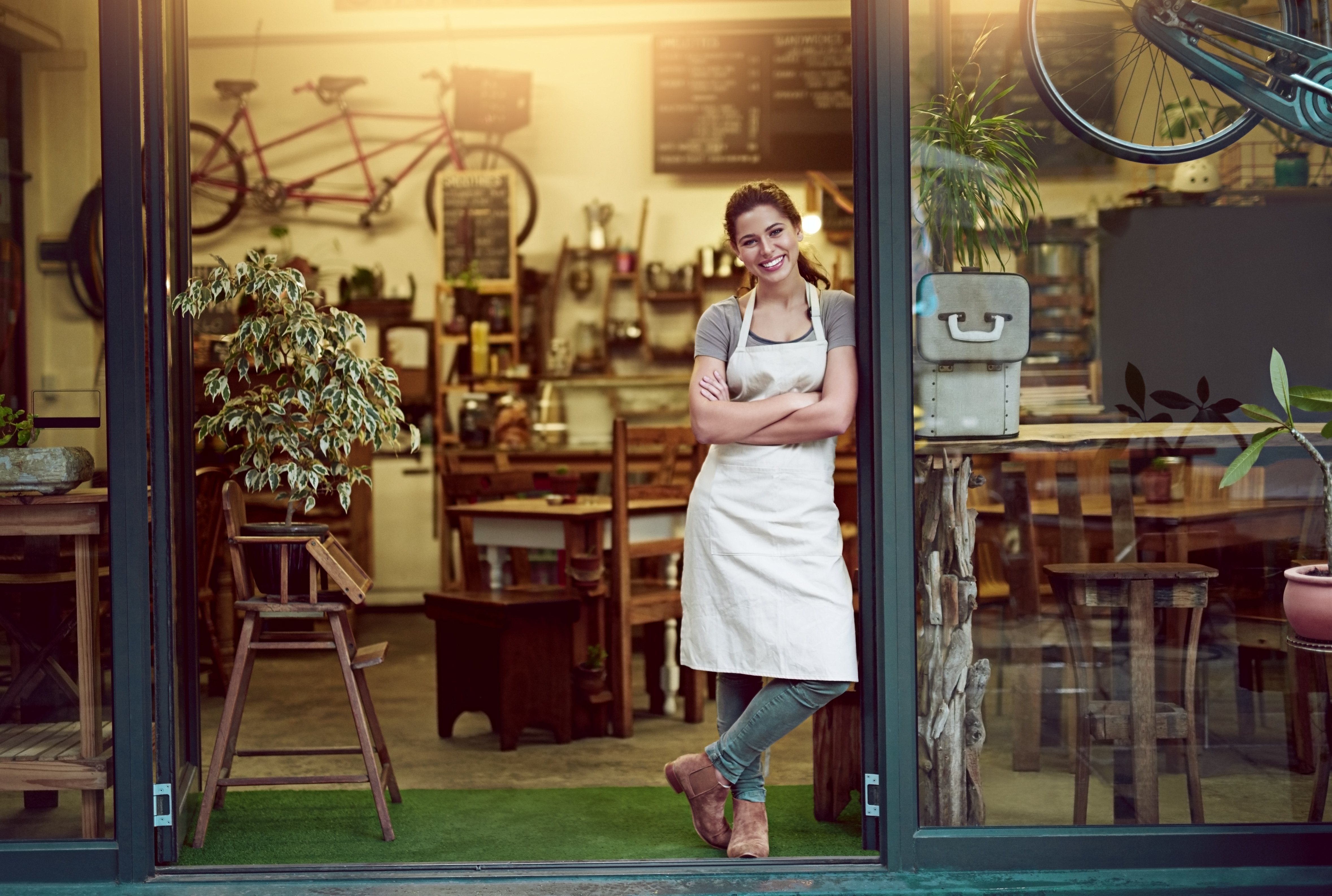 Apron -Spun Polyester bib Apron