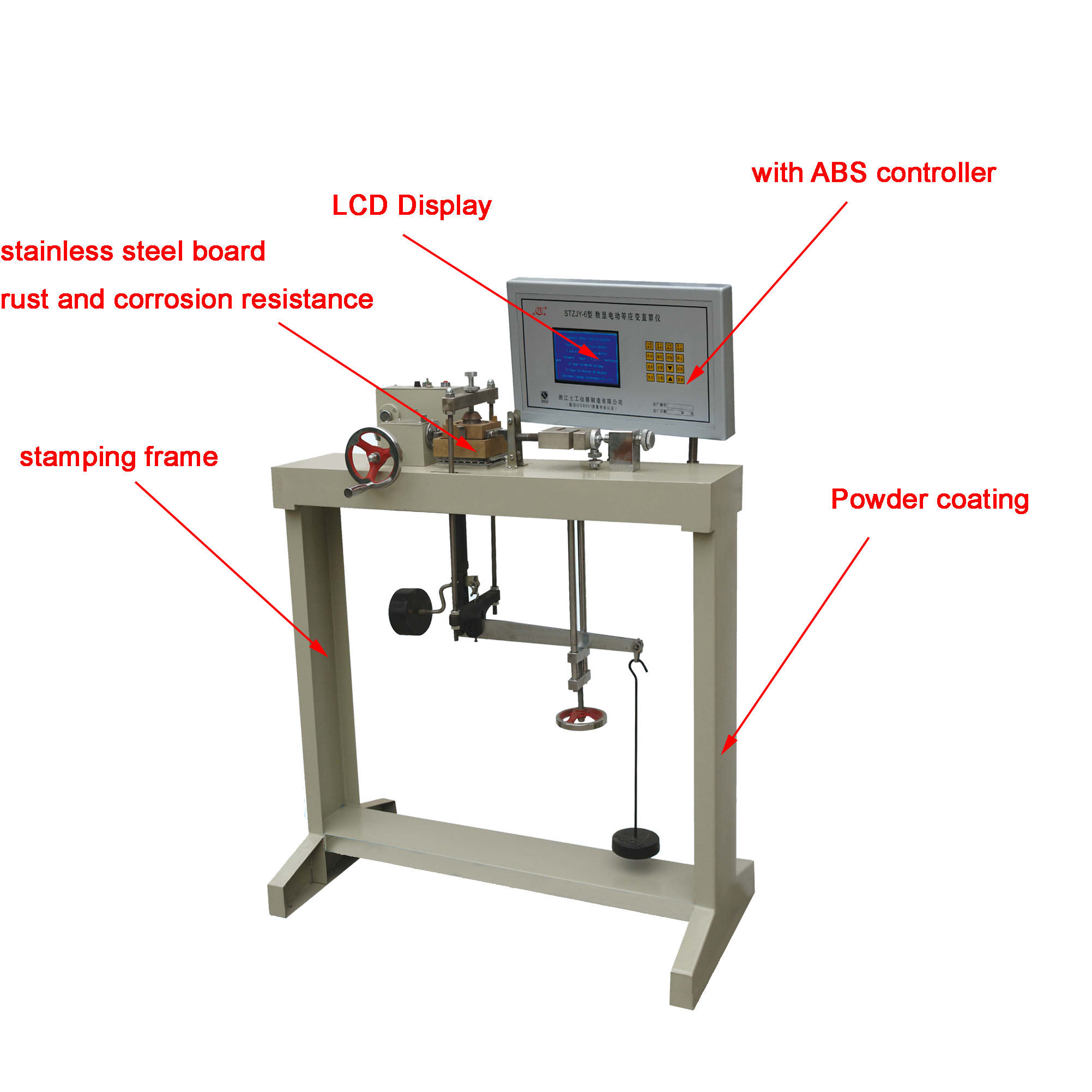Digital Electric Strain Direct Shear Apparatus