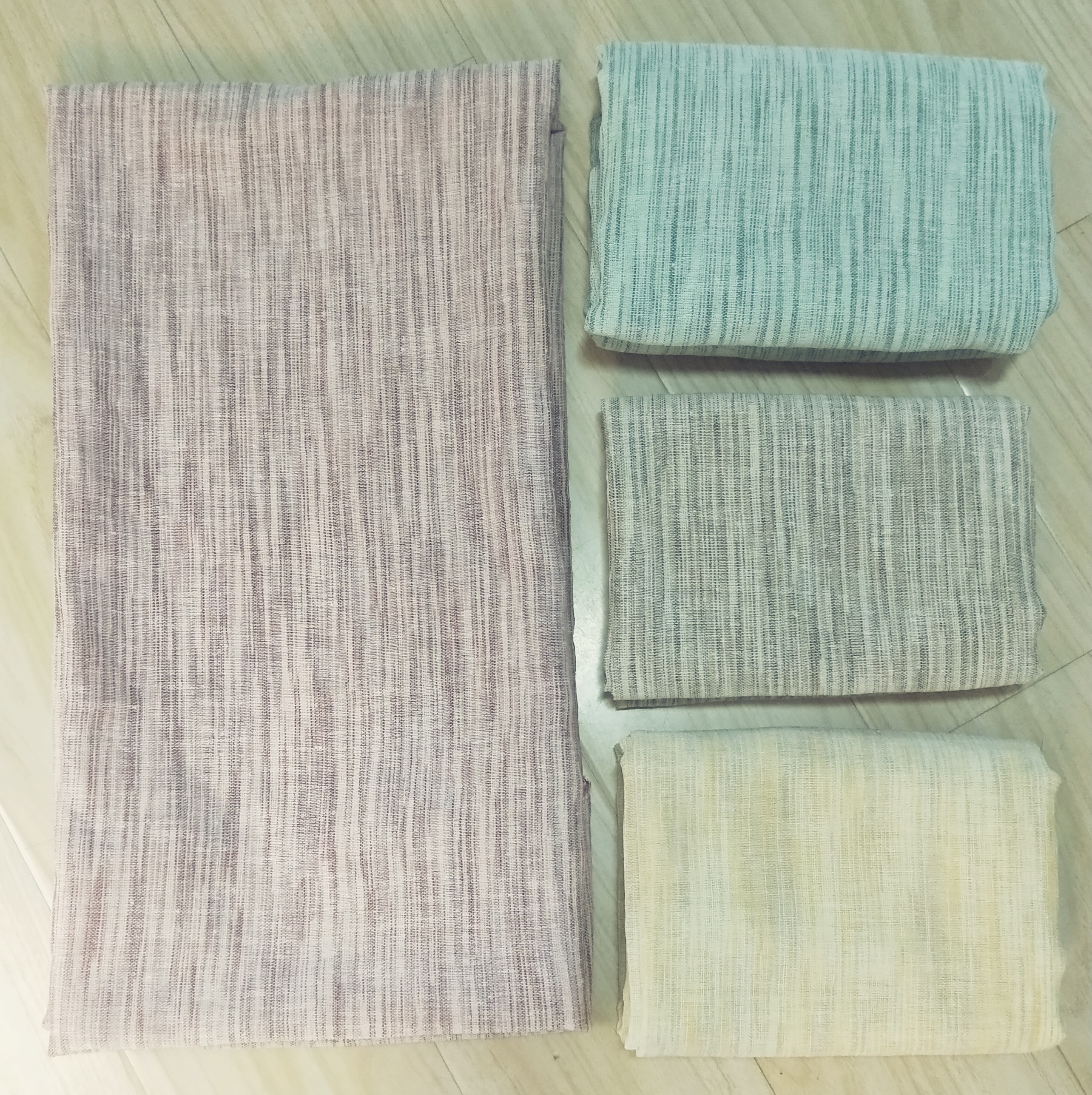 Space dying fabrics
