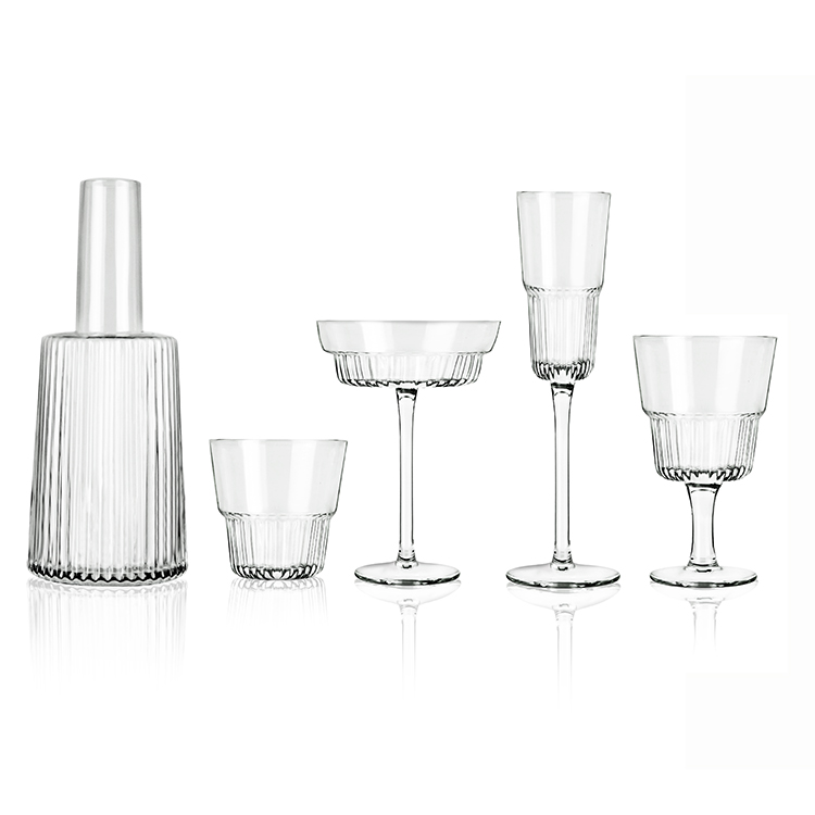 Glass cup set