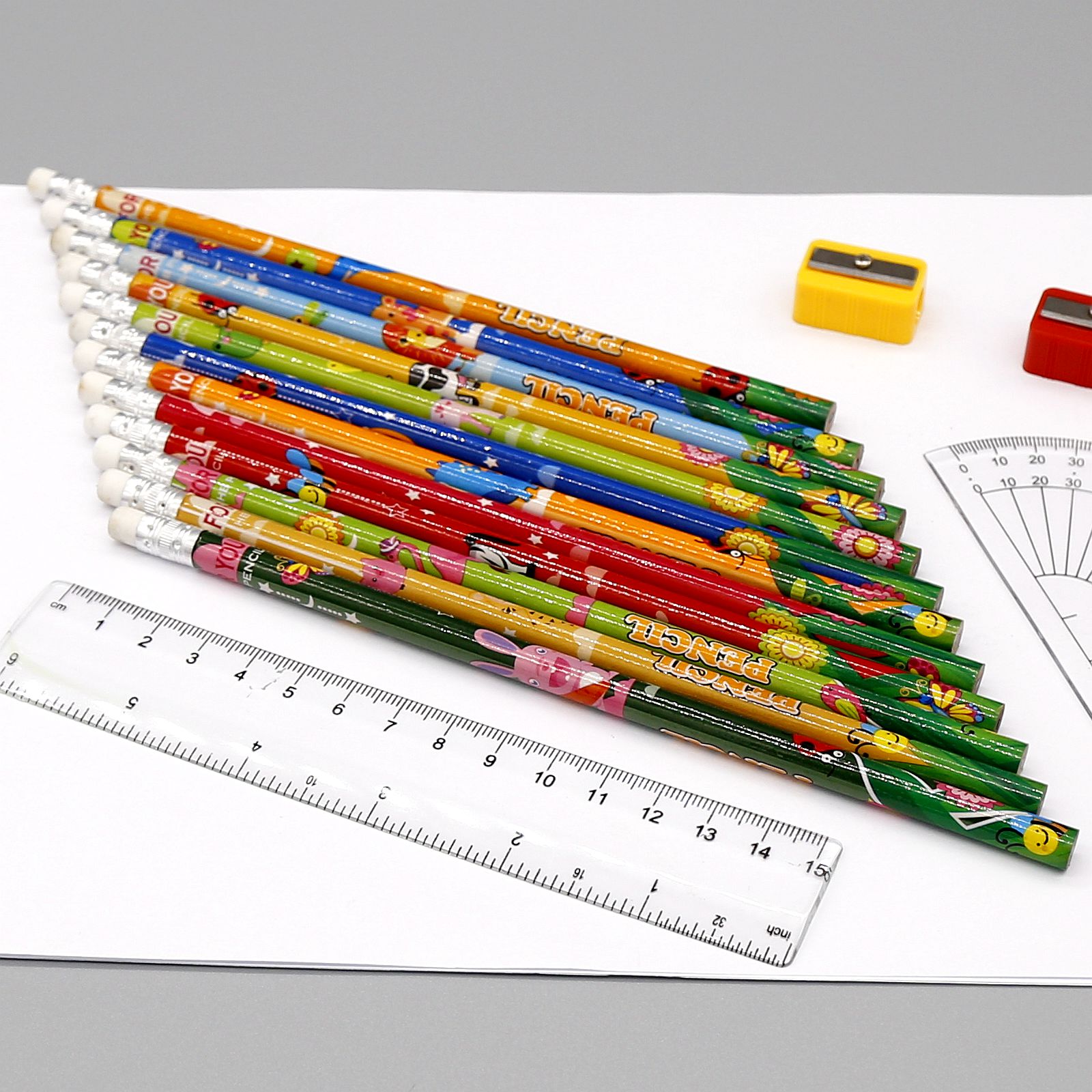 7” 2B Pencil Poplar Wood Pencil Customized Package & Lead Manufacturing Direct Sale Wholesale High Quality GP-034