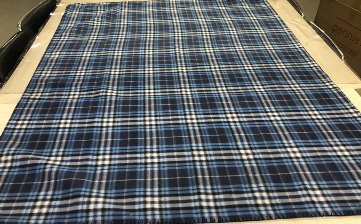 RPET/Recycle printed polar fleece blanket