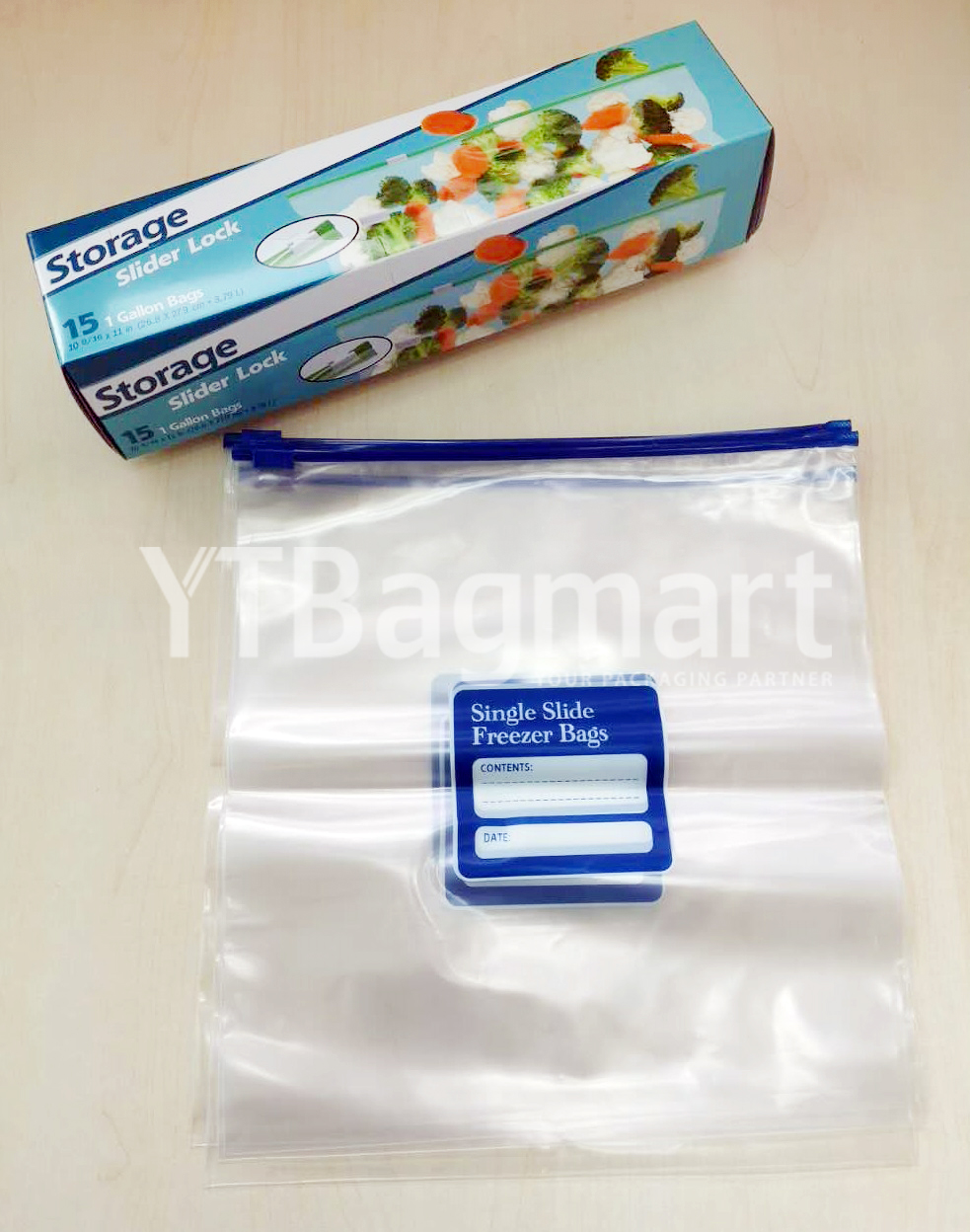 Storage slide bag Gallon