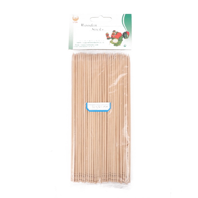 Wooden sticks with carved