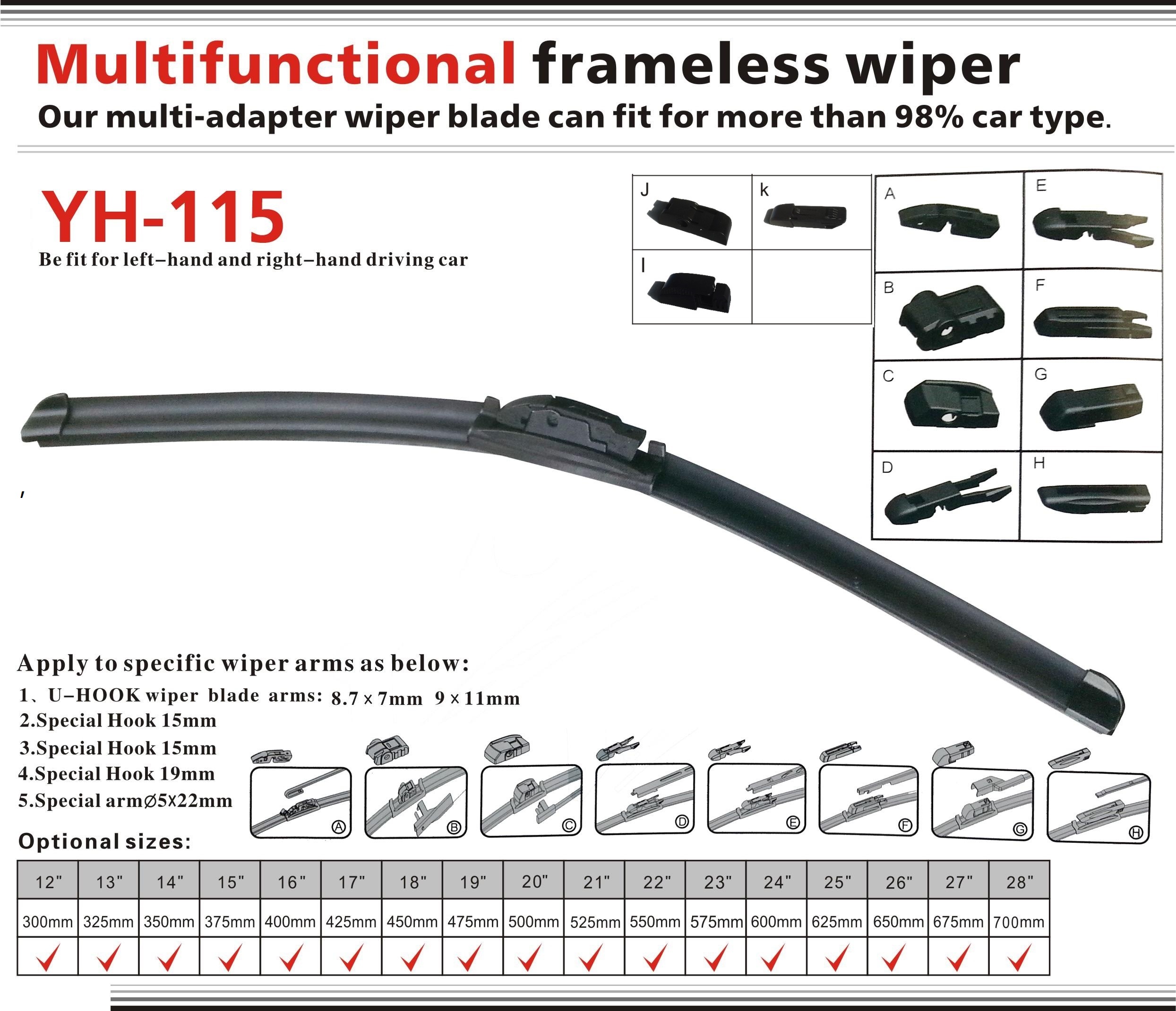 multi-functional soft wiper blade