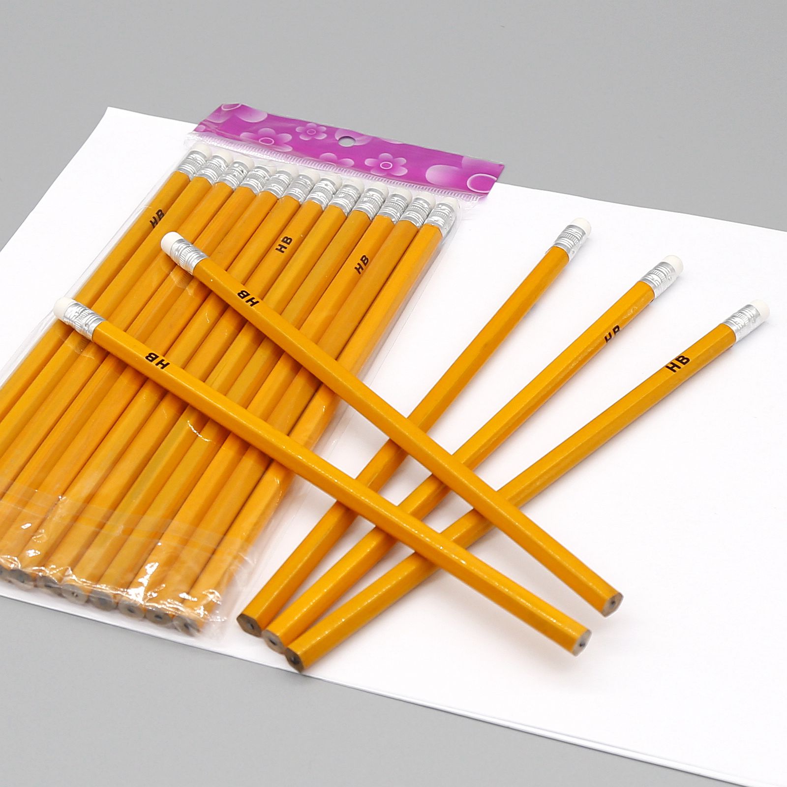 7” 2B Pencil Poplar Wood Pencil Customized Package & Lead Manufacturing Direct Sale Wholesale High Quality GP-032