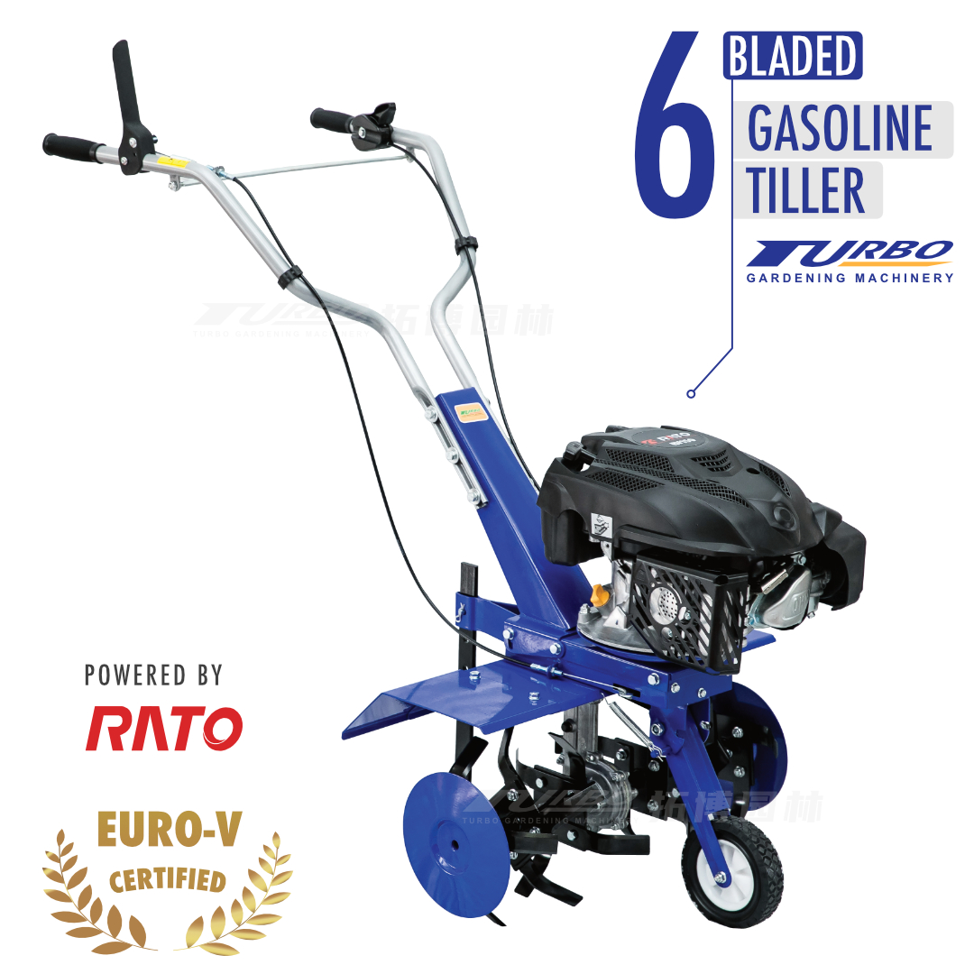Tiller-Turbo Gardening 6-Bladed RATO Special