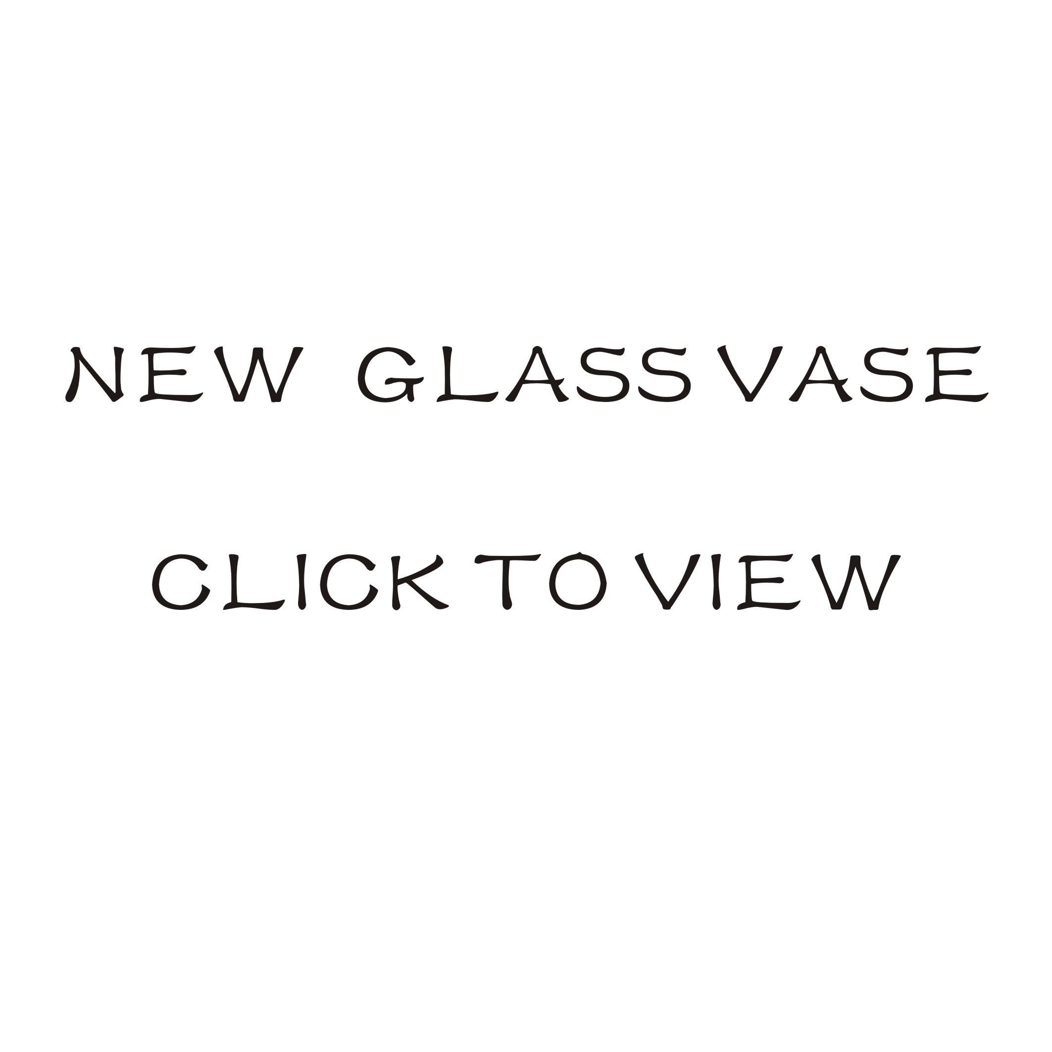Glass vase