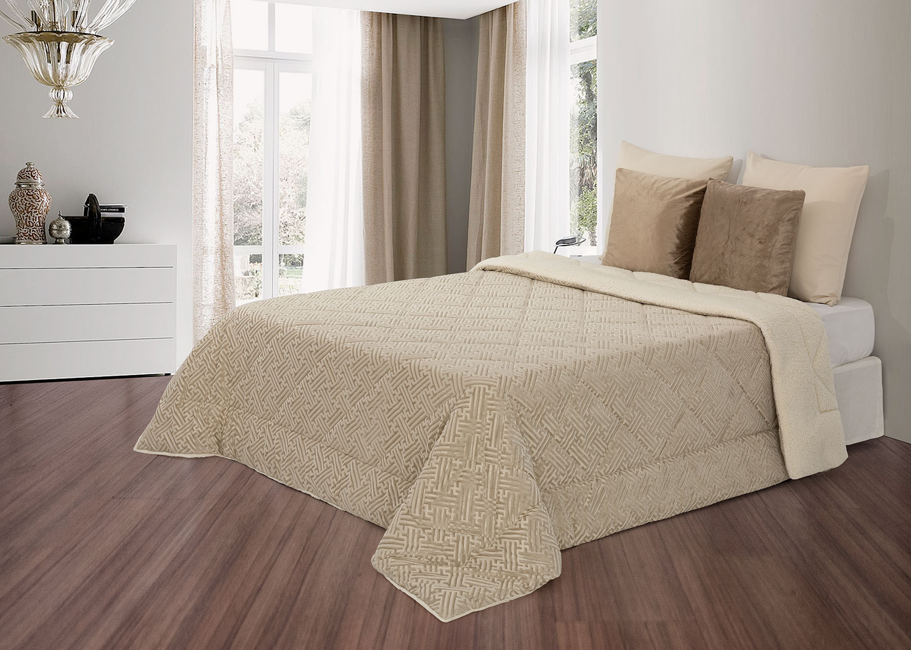 Microfiber quilt
