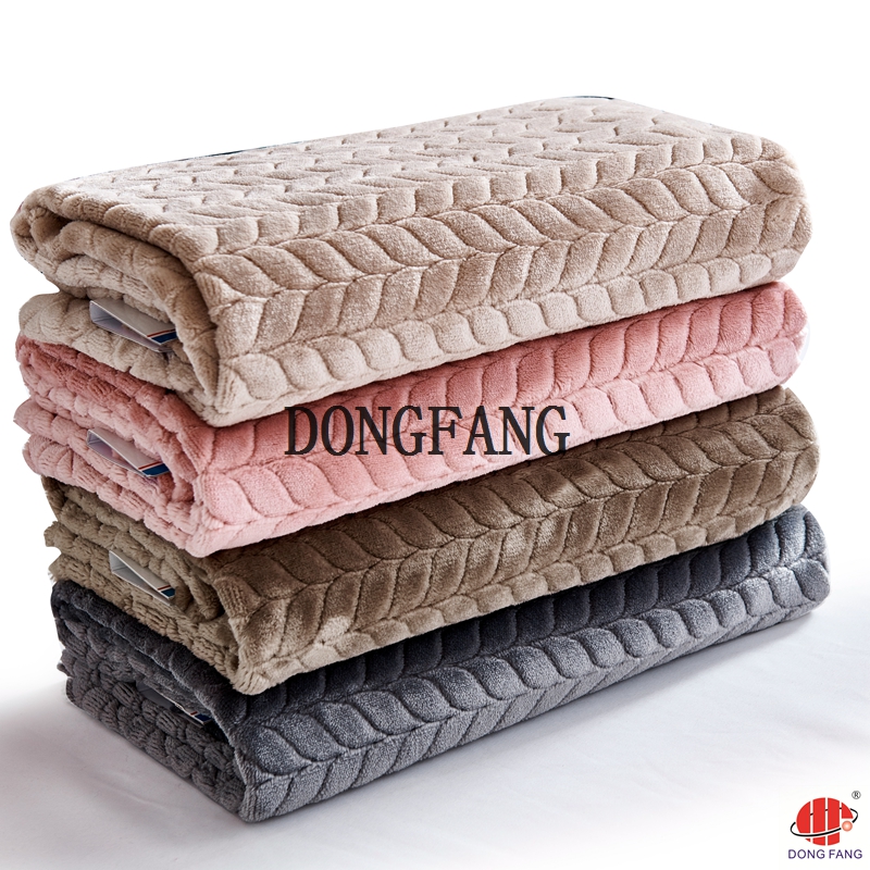 100% polyester jacquard flannel