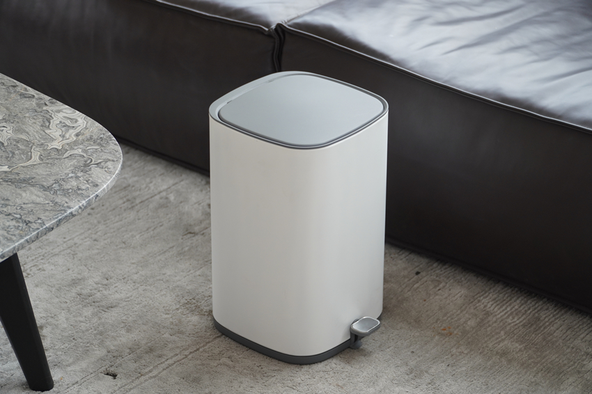 Rectangle Stainless Steel Kitchen Pedal Trash Bin