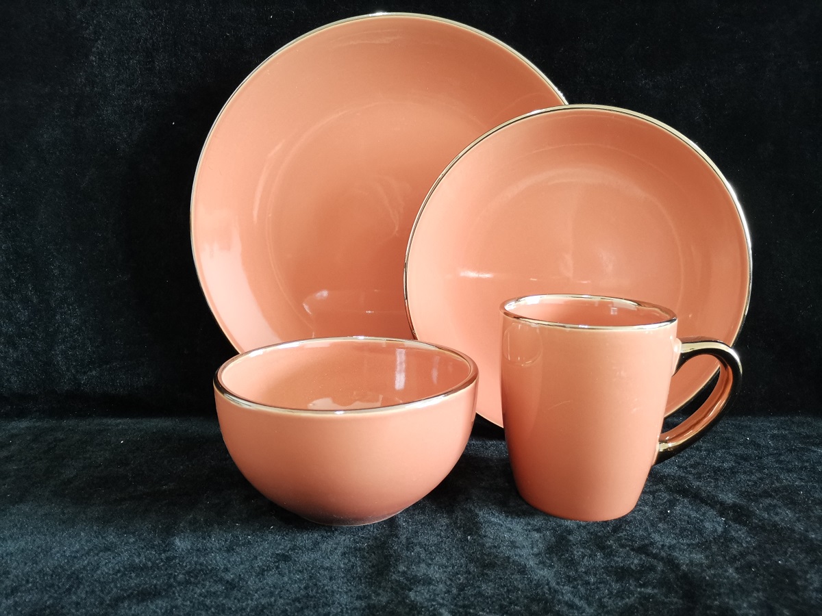 Stoneware dinner set 16pcs