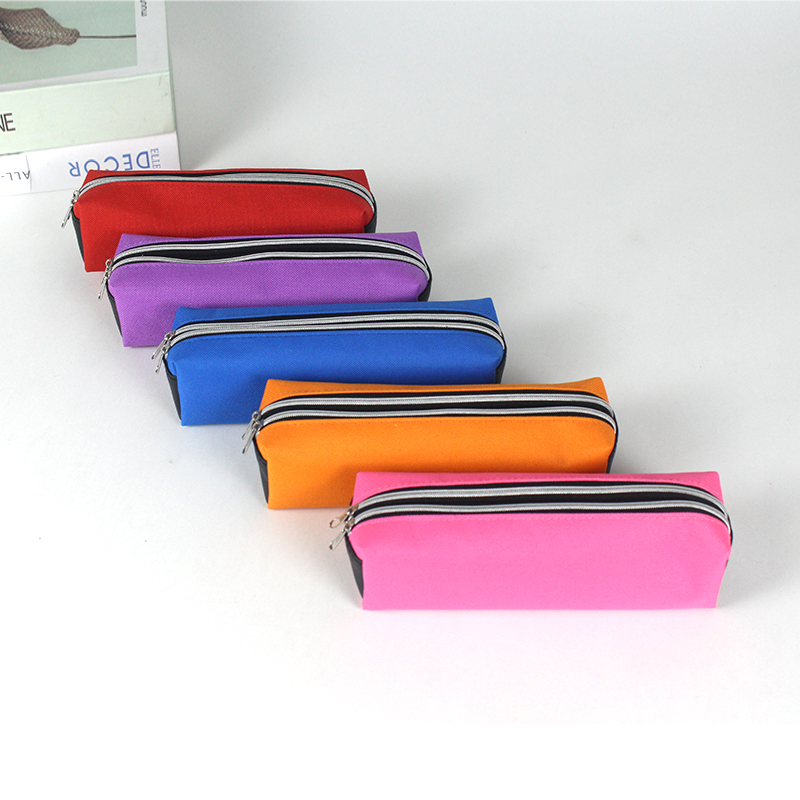 Double zip pencil case