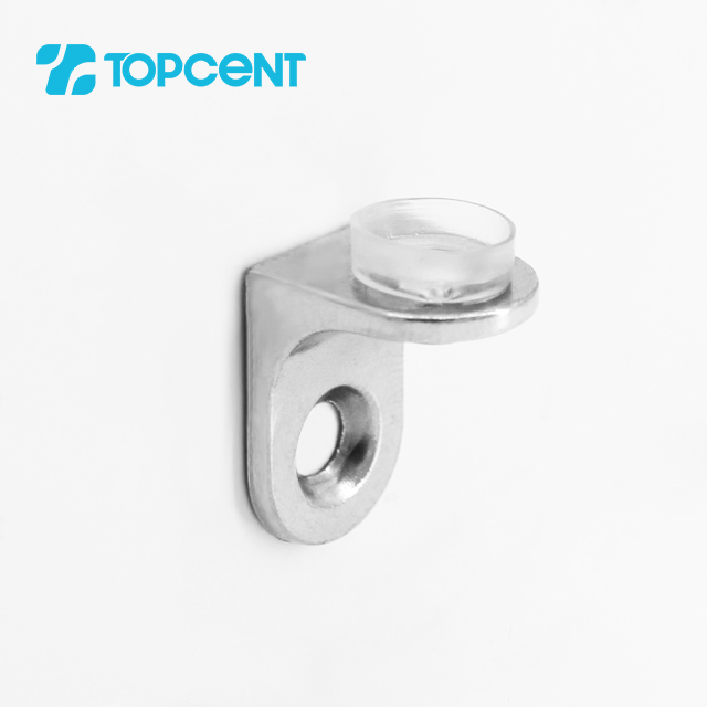 【Free Samples】SB.3120 zinc alloy wardrobe metal cabinet glass holder shelf support