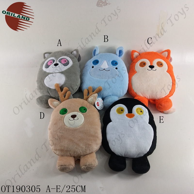 Hot water bottles with plush toys cover custom stuffed animal soft toy