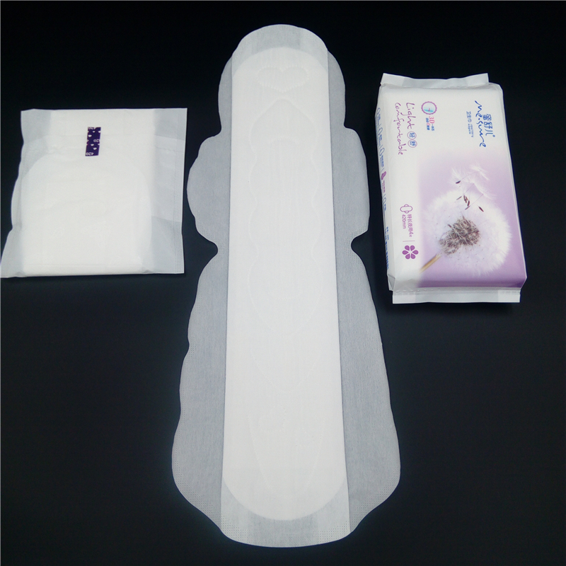 ultra thin sanitary napkin with cottony 420mm for feminine menstrual use