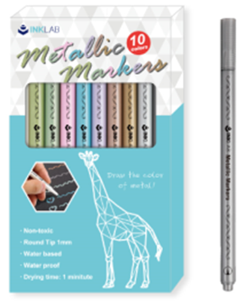 Metallic markers