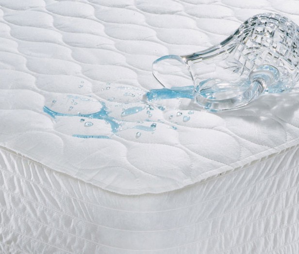 Waterproof quilted mattress protector