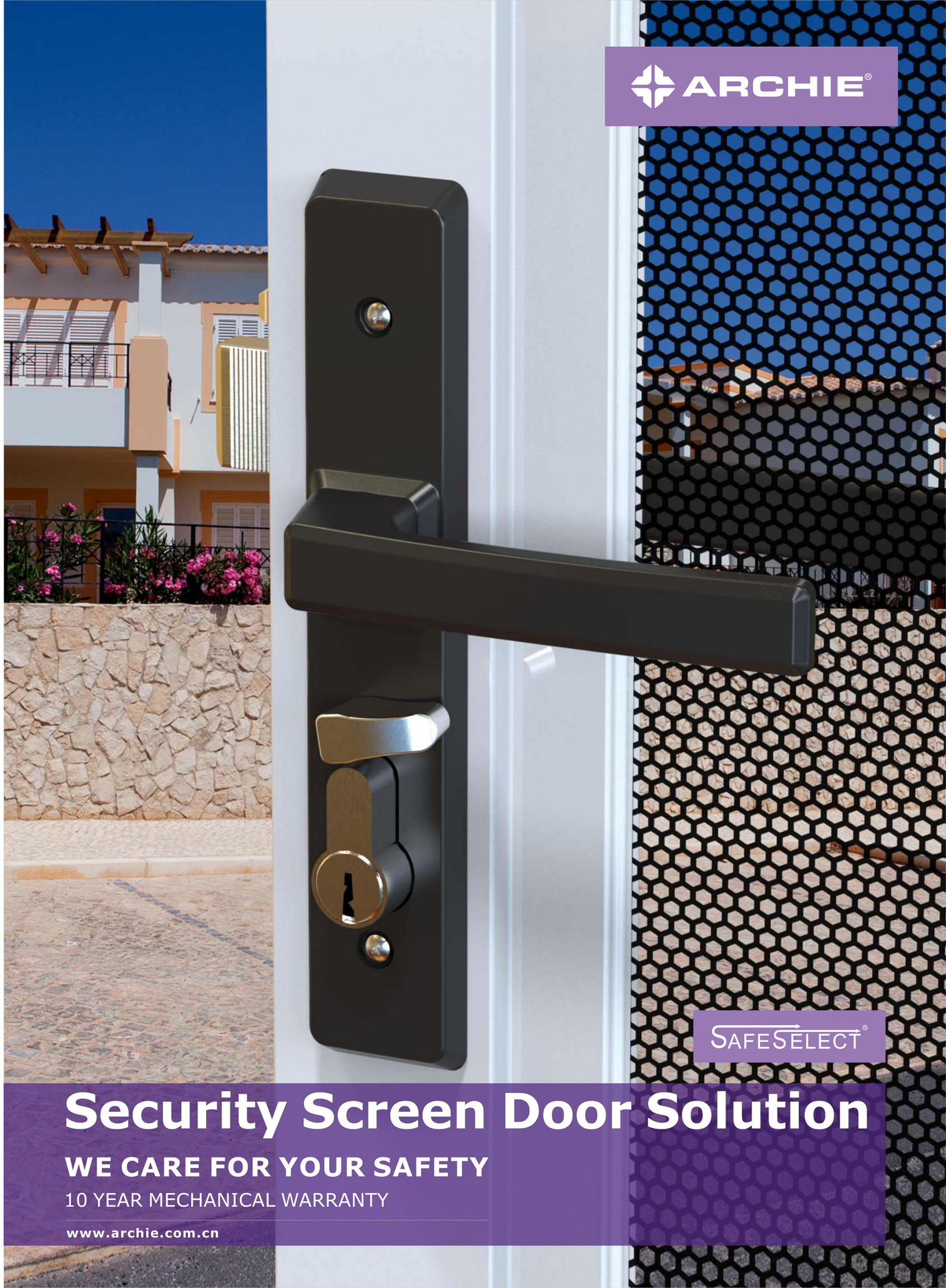 Australia Hinge Security Door Lock, Archie Door Lock (Item No.: AS7031-01 Series)