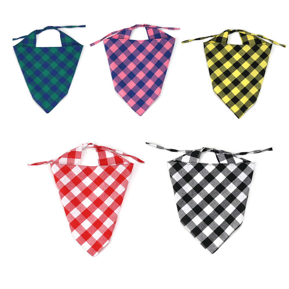 Amazon hot sale christmas birthday party custom printed triangular pet bandana